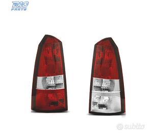 FANALI FORD FOCUS SW 98-04 ROSSO BIANCO