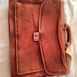Borsa professionale in pelle, nuova