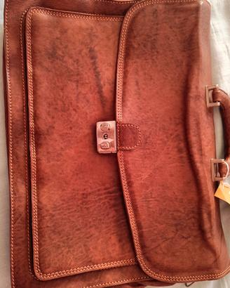 Borsa professionale in pelle, nuova