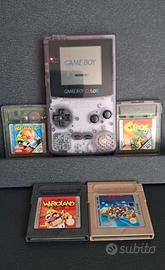 Nintendo GameBoy color violet ➕️4 giochi. 