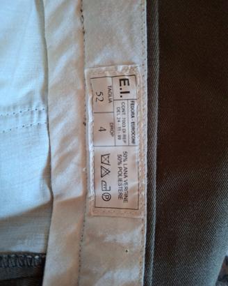 Pantaloni esercito tg 52 lana/poliestere