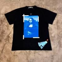 Blu Mona Lisa, arrows over tee - Off-White