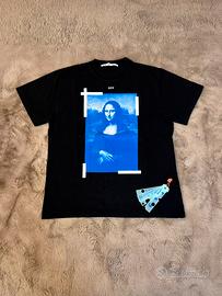 Blu Mona Lisa, arrows over tee - Off-White