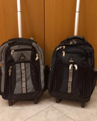 ZAINI TROLLEY MISURA MEDIA GRIGIO E BLU