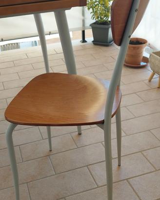 Set Calligaris: Tavolo allungabile 90x90 + 4 sedie