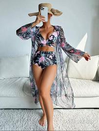 Set mare 3 pezzi floreale – Nuovo, elegante