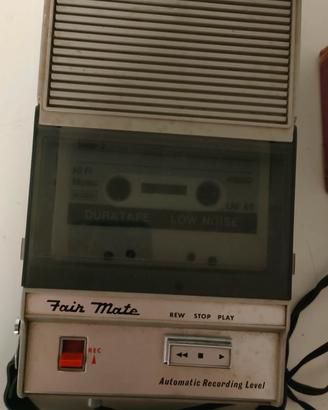 Mangianastri, lettore cassette vintage
