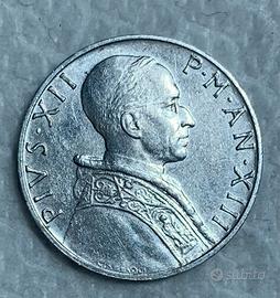 Moneta 5 Lire Città del Vaticano 1951