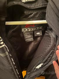 Giacca moto in tessuto