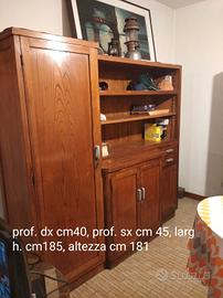 2 credenze in legno