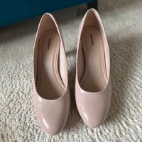 Decollete rosa effetto nude taglia 42