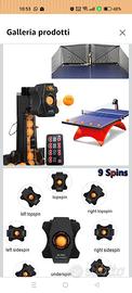 robot tennis tavolo/ping pongda 50 W, S6-Pro 
