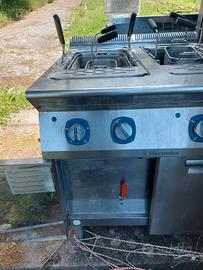 Cuocipasta eletrico Elettrico 2 vasche  5 cestell 