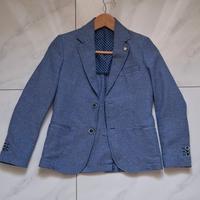 Giacca Ragazzo KLOOS Blu Microfantasia - Elegante/