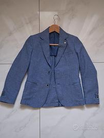 Giacca Ragazzo KLOOS Blu Microfantasia - Elegante/