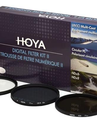 Obiettivo Nikon 50mm 1:1.8g tre filtri Hoya