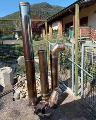 Tubi inox per stufa