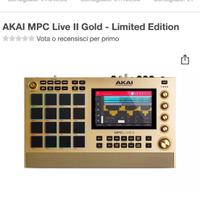 Akai mpc live 2 Gold + cover + estensione 10 anni