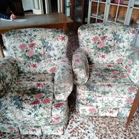 Poltrone tessuto a fiori