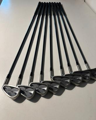 Set 9 ferri golf Mizuno Widec 2 con BORSA perfetta