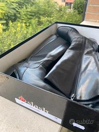 Stivale vitello nero