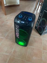 Cassa ampli BT 2 mic 1 line 1 chitarra 110watt