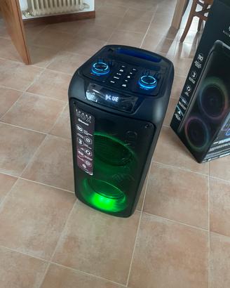 Cassa ampli BT 2 mic 1 line 1 chitarra 110watt