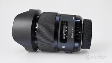 Sigma 20mm f/1.4 DG HSM Art – Nikon F con custodia