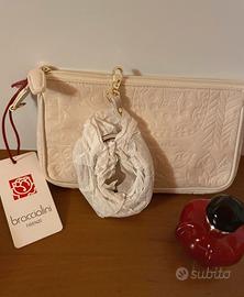 Borsetta Braccialini bianco panna