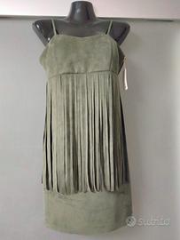 ABITO ESTIVO VERDE OLIVA NUOVO CARTELLINO