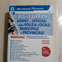 libro concorso vigili urbani anno 2019 Simone
