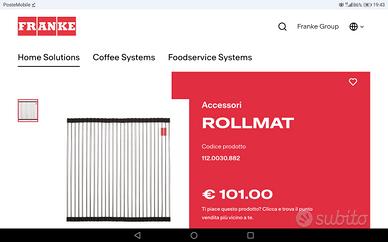 Scolastoviglie da lavello rollmat Franke NUOVO