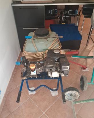 MOTO POMPA PROFESSIONALE x IRRORAZIONE  / CARRELLO