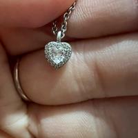 collana cuore stroili argento