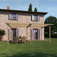 PERGOLA PERGOLATO STRUTTURA GAZEBO IN LEGNO 3x6 MT