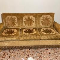 Splendido divano + poltrone velluto damascato