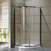 Box Doccia Semicircolare Cristallo Temperato 6mm