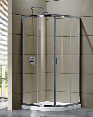 Box Doccia Semicircolare Cristallo Temperato 6mm