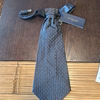cravatta cerimonia Lubiam 1911 nuova grigio scuro