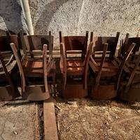10 sedie legno
