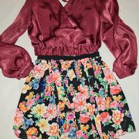 Gonna  Volant a Fiori 