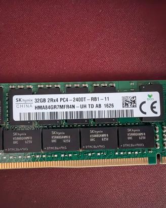 RAM DDR4 ECC RDIMM server 16GB e 32GB HP ProLiant