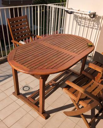 tavolo legno giardino 