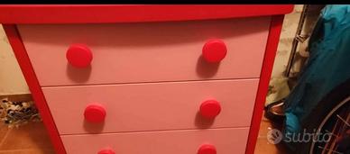 Cassettiera Ikea mammut usata con piccole imperfez