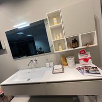 Arredo Bagno Scavolini laccato con avabo integrato