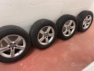 Cerchi originali Audi 17" Q3/Q5 + pneumatici