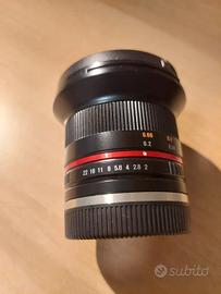 Samyang Obiettivo 12mm e-mount