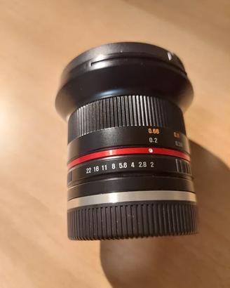 Samyang Obiettivo 12mm e-mount