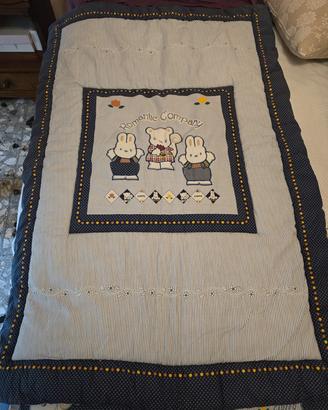 piumone e paracolpi per lettino 