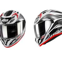 CASCO INTEGRALE MOTO GIVI 50.8 BRAVE ROSSO LUCIDO